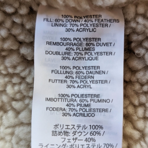 Crewcuts Everyday Navy Down-Filled Sherpa Vest Size 8 - Picture 6 of 6